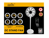 MORRIES MS-1611DCSFR-WH 16 INCH 2 in 1 DC Stand Fan W/Remote (WHITE)