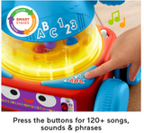 Fisher-Price 4-in-1 Ultimate Learning Bot, electronic activity toy with lights, music and educational content for infants and kids 6 months to 5 years,Multicolor