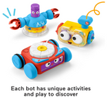 Fisher-Price 4-in-1 Ultimate Learning Bot, electronic activity toy with lights, music and educational content for infants and kids 6 months to 5 years,Multicolor