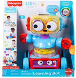 Fisher-Price 4-in-1 Ultimate Learning Bot, electronic activity toy with lights, music and educational content for infants and kids 6 months to 5 years,Multicolor