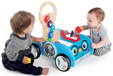 Baby Einstein BE11875 Discovery Buggy Wooden Activity Walker and Wagon