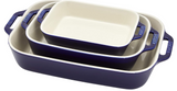 Staub Ceramic Baking Dish Set, 3pc, Dark Blue