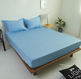 Palais Suite Summer Blue Fitted Sheet Set [King]