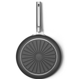 Smeg CKFF2401BLM Non-Stick Frying Pan, 24cm, Black