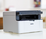 Brother DCP-1610W - A4 All-in-One Monochrome Laser Printer. Print/Scan/Copy. WiFi. White color