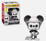 Music Fire Mickey Pop! Mouse Original Conductor #428 Bundled with Firefighter Black & White