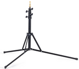 Manfrotto 5001B-1 Light Stand, Nano Black Stand, Maximum Height 74.8 inches (190 cm), Maximum Load Capacity: 3.3 lbs (1.5 kg), Aluminum, Small and Lightweight Light Stand, Male Dowel Specifications