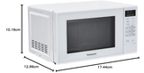 Panasonic NN-ST25JWYPQ - Microwave, 21L capacity, White color