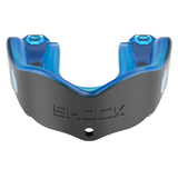 Shock Doctor Gel Max Mouth Guard, Sports Mouthguard for Football, Lacrosse, Hockey, Basketball, Flavored Mouth Guard, Youth & AdultBLUE/Black, Adult, Non-Flavored