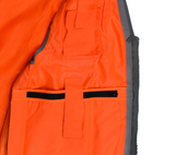 Radians SV55 Class 2 Heavy Woven Two Tone Engineer Vest with Padded Neck to Support Extra Weight in Cargo Pockets