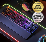 SteelSeries Apex Pro Mechanical Gaming Keyboard, RGB Backlit, Apex Pro