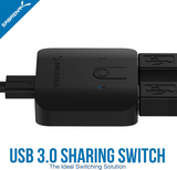 Sabrent USB 3.0 Sharing Switch for Multiple Computers and Peripherals LED Device Indicators (USB-SW30)