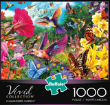 Buffalo Games Hummingbird Garden Jigsaw Puzzle from The Vivid Collection (1000 Piece)