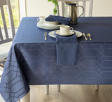 Benson Mills Chagall Spillproof Tablecloth, Indigo, 60 X 84, 456829