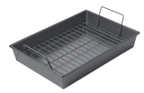 Chicago Metallic Non-Stick Roast Pan with Non-Stick Rack, 13 x 9 x 2.2 inches