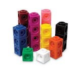 Learning Resources MathLink Cubes, Set of 1000 Cubes,12 to 17 Inches,Multicolor