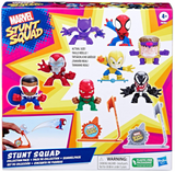 Marvel Stunt Squad Collection Pack, Action Figure Set, Super Hero Toys, Action Figures, Mini Action Figures, Playset, Toys for Kids Ages 4 and Up