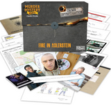 University Games 33281 Murder Mystery Party Case Files: Fire in Adlerstein Unsolved Mystery Detective Case File Game for 1 or More Players Ages 14 and Up