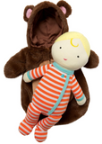 Manhattan Toy Snuggle Baby Doll & Hooded Bear Sleep Sack