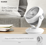 ELUXGO High-Velocity 7.5' Desk Air Circulator Fan EF10