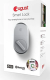 August Smart Lock, 3rd Gen technology - Silver, Works with Alexa