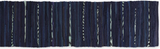 DII Everyday Machine Washable Chindi Rag Table Runner, Nautical Blue, 14 X 72", CAMZ36012