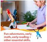 Osmo-Little Genius Starter Kit for iPad + Early Math Adventure-6 Educational Learning Games Ages 3-5-Counting, Shapes,Phonics & Creativity