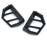 Kuryakyn 3597 Motorcycle Foot Control Component: Riot Mini Board Floorboards Without Adapters, Satin Black, 1 Pair