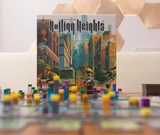 Rolling Heights - Alderac Entertainment Group, Construction City Building Board Game Set in The 1920's, Roll Your Meeples - Build The City, Ages 14+, 2-4 Players, 60+ Minutes