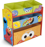 Sesame Street Delta Children Multi-Bin Toy Organizer,