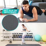 Yes4All Interlocking Exercise Foam Mats with Border – Interlocking Floor Mats for Gym Equipment – Eva Interlocking Floor Tiles