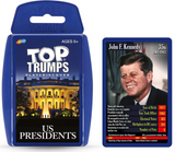 Top TrumpsRed, White and Blue Bundle Card Game, Play with US Presidents, United States and Washington DC, educational travel game, gift and toy for boys and girls aged 6 plus