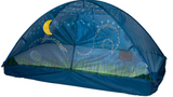 Pacific Play Tents Glow in The Dark Firefly Bed Tent, 77 In X 38 in X 35 in