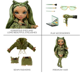 Rainbow High Olivia- Camo Green Fashion Doll. Fashionable Outfit & 10+ Colorful Play Accessories. Great Gift for Kids 4-12 Years Old and Collectors.