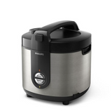 PHILIPS Rice Cooker Nasi Premium+ 2L - HD3138/62, Silver