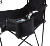 Coleman Portable Camping Chair with 4-Can Cooler, Fully Cushioned Seat and Back with Side Pocket and Cup Holder, Carry Bag Included, Collapsible Chair for Camping, Tailgates, Beach, and Sports