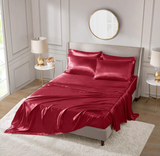 Roll over image to zoom in Madison Park Essentials Satin Sheet Set Luxury and Silky with Natural Sheen, Elastic 14