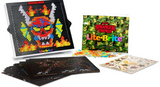 Demogorgon Hunters - Definition Grid, 16 HD Templates, 900 Mini Pegs, Stickers, Branded Storage Pouch, Ages 14+, Multicolor (2298) Lite Brite Stranger Things Special Edition