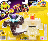 Heroes of Goo Jit Zu Glow Shifters - Versus Pack, Ultraglow Blazagon VS Shadowfang Viper. One with Unique Glow-in-The-Dark Goo Transformation. Crush The core, Goo Glows in The Dark.