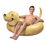 GoFloats Buddy The Dog Party Tube Inflatable Raft, Float in Style (for Adults and Kids)