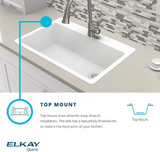 Elkay ELG1616MC0 Quartz Classic SINK, Mocha