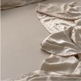Weavve Home Lyocell Flat Sheet Queen Size Sand Taupe