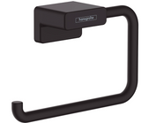 Hansgrohe AddStoris 6-inch Roll Holder without Cover in Matte Black, 41771670