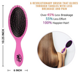 Wet Brush 3 Piece Original Detangler Hair Brush, Pink