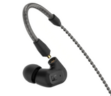 Sennheiser IE 200 in-Ear Audiophile Headphones - TrueResponse Transducers for Neutral Sound, Impactful Bass, Detachable Braided Cable with Flexible Ear Hooks - Black