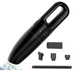 OLFAVE Car Vacuum Cleaner - Car Accessories - Small 12V 120WHigh Power Handheld Portable Car Vacuum w/Attachments, Detailing Kit Essentials for Travel,Black Wired