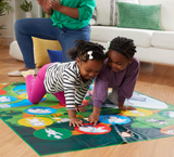 Hasbro Gaming Twister Junior Game, Animal Adventure 2-Sided Mat, 2 Games in 1, Party Game for Kids Ages 3 and Up, Indoor Game for 2-4 Players
