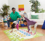 Hasbro Gaming Twister Junior Game, Animal Adventure 2-Sided Mat, 2 Games in 1, Party Game for Kids Ages 3 and Up, Indoor Game for 2-4 Players