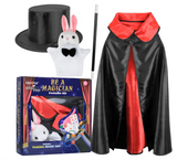 Click N' Play Magician Pretend Play Dress Up Set with Accessories, Hat & Rabbit Magic Tricks