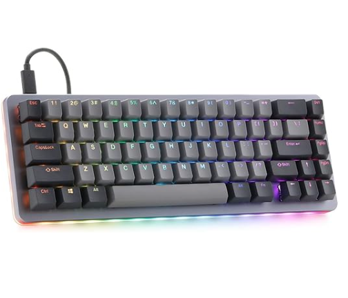 Drop MDX2217619 Computer Keyboards Space Gray Cherry MX Blue RGB Main image